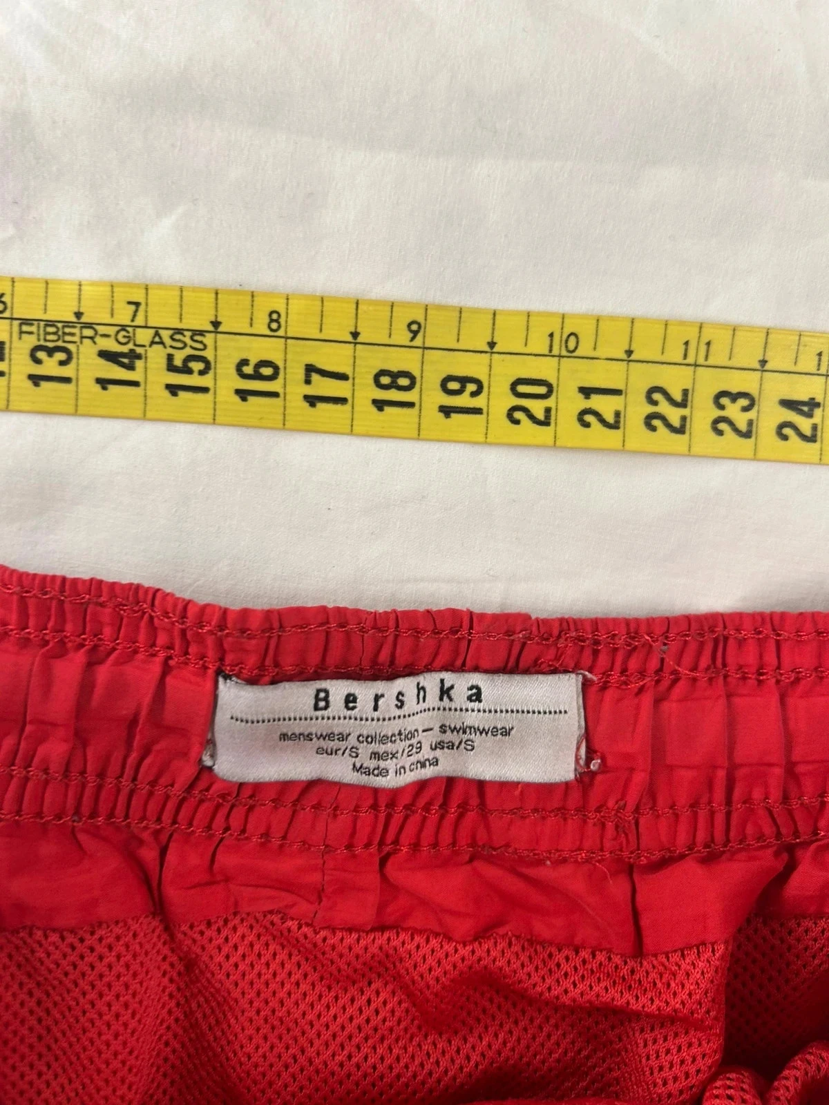 Bañador corto rojo Bershka – photo 6